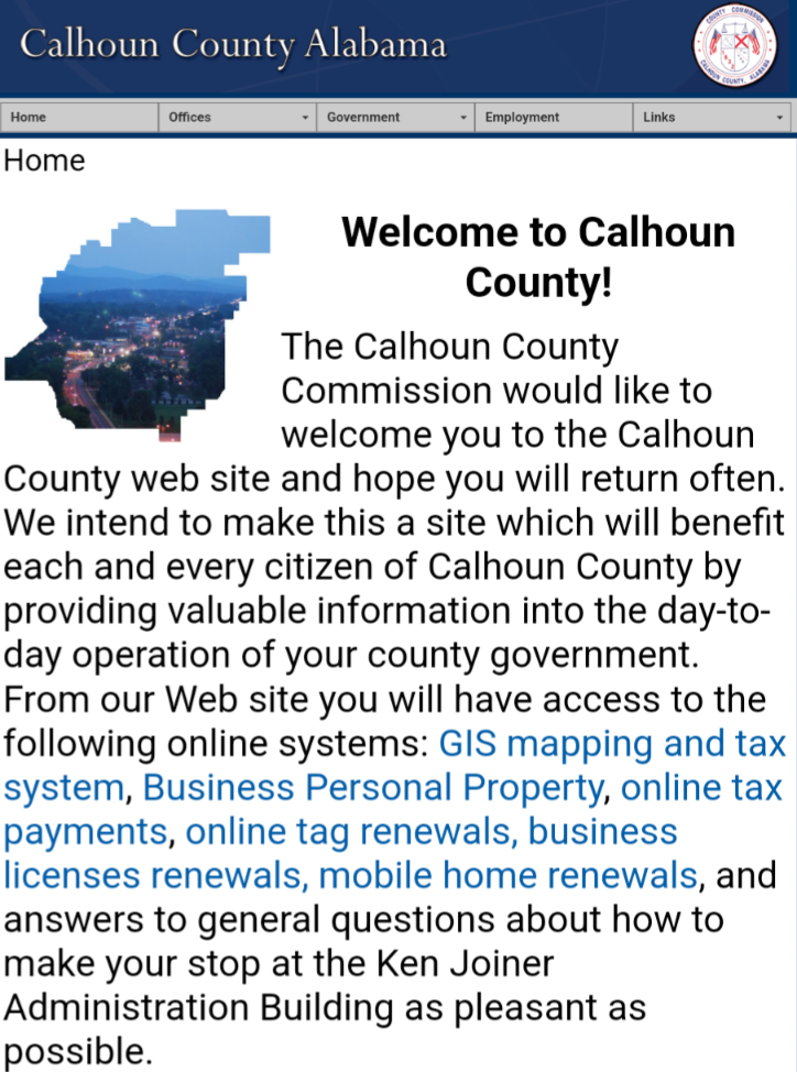 The Calhoun County, AL Homepage